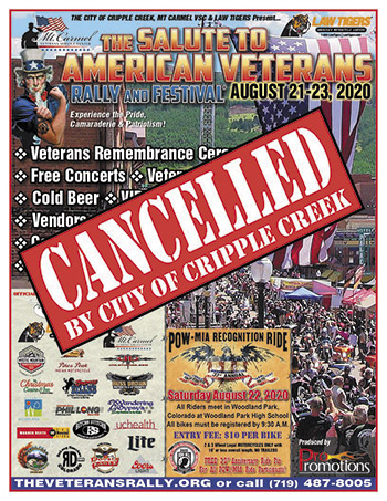 Salute to Veterans  Rally Canceled