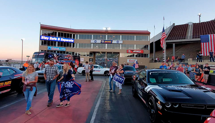 BANDIMERE SPEEDWAY HOSTS “Stop the CHAOS” Rally despite Colorado Health Event Regulations