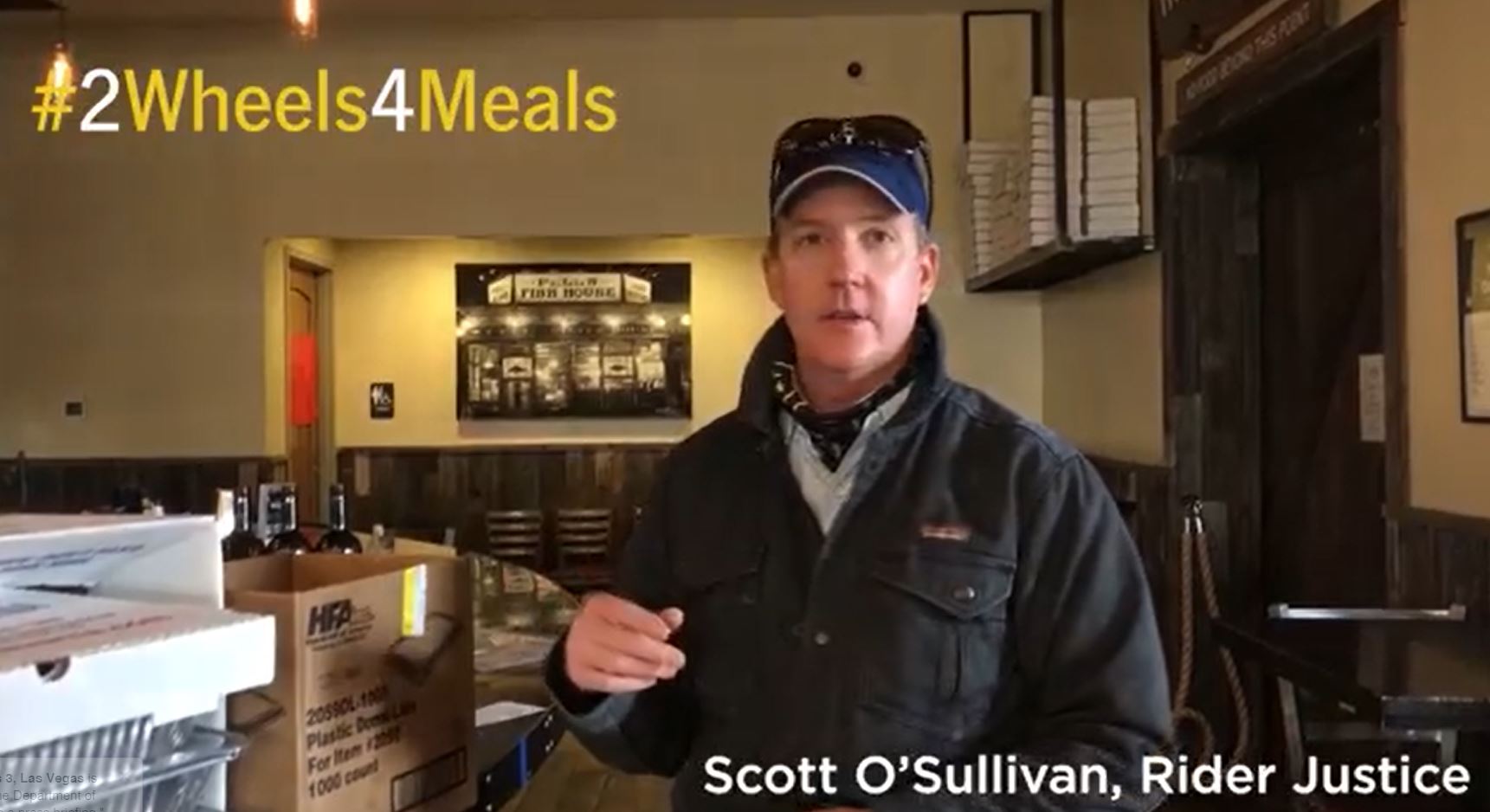#2Wheels4Meals distributes meals to the Hornbuckle Foundation