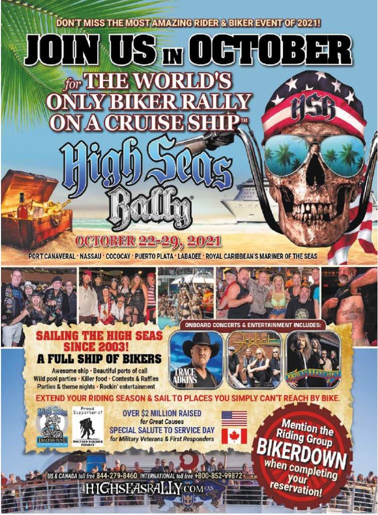 Wanna go on a cruise? High Seas Rally is the event a biker needs to ...