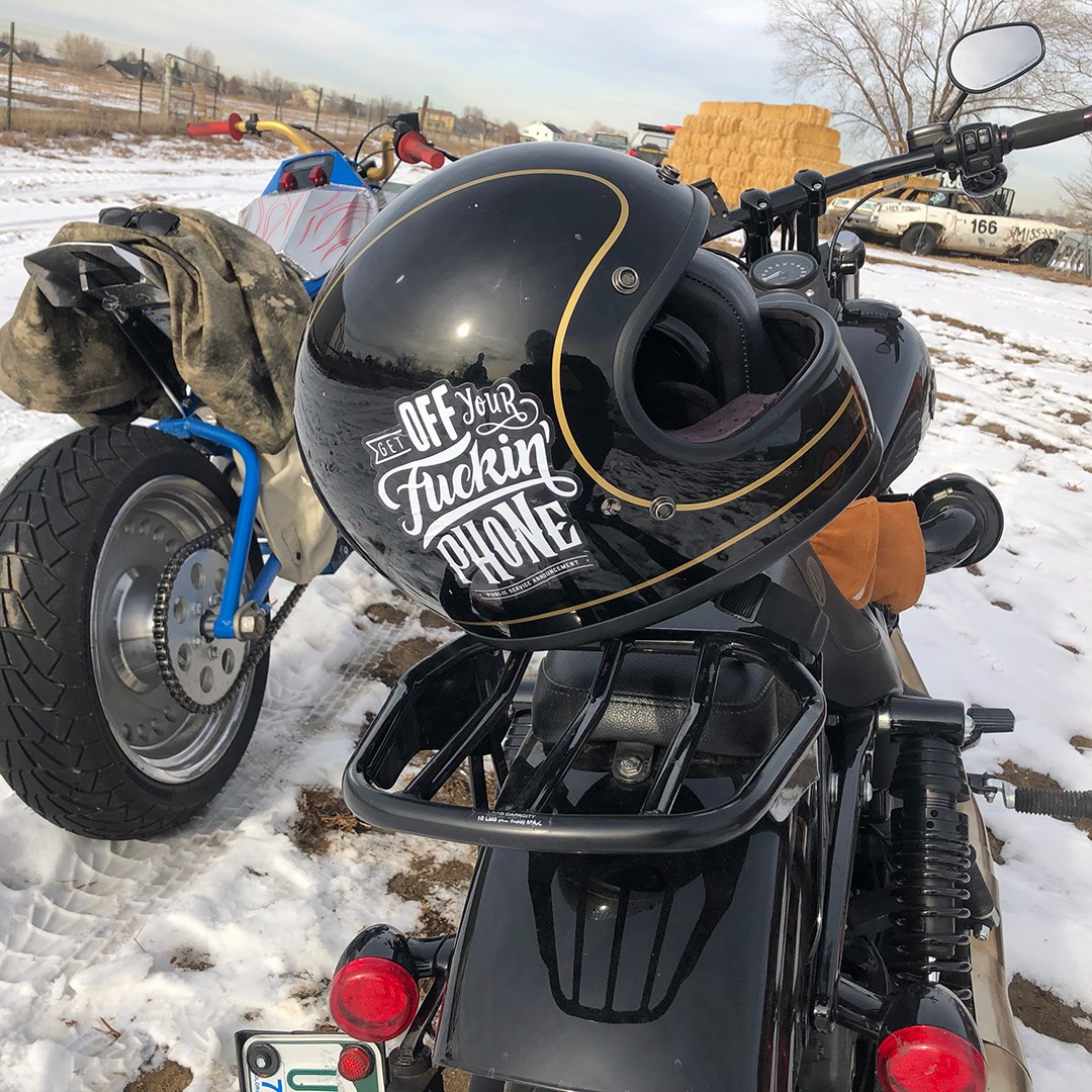 BikerDown offers new stickers to try and get the message to distracted drivers
