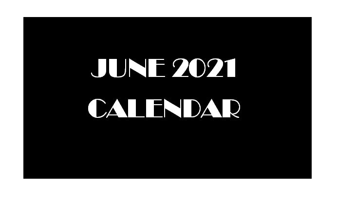 June 2021 CRN Calendar of Events