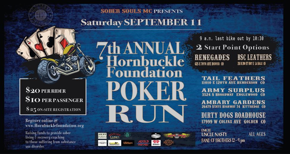 7th Annual Hornbuckle Foundation Poker Run Set for September 11th
