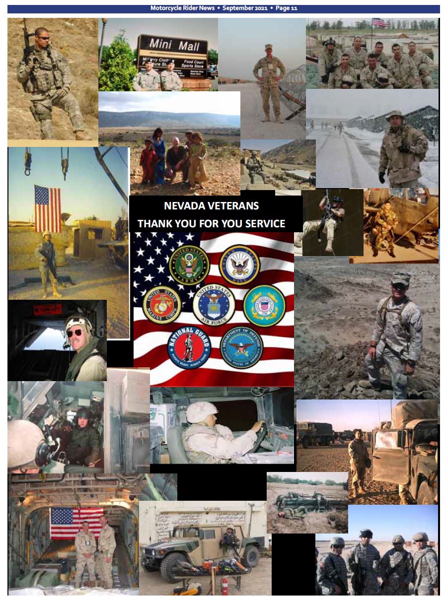 Nevada Veterans & Active Military Who Served to Protect our Freedom