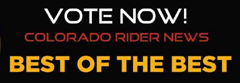 3rd Annual Colorado Rider News BEST of the BEST Contest is ON