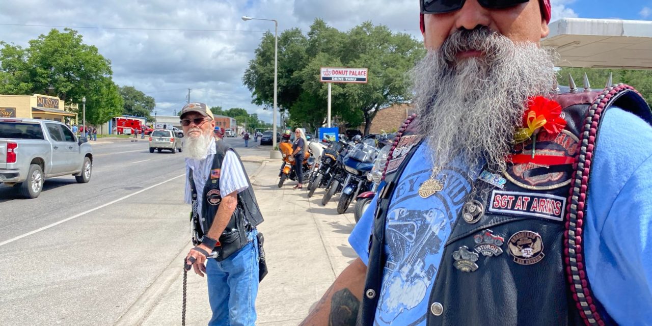 Several Motorcycle Club And Organizations Stand Watch at Uvalde Student’s Funeral