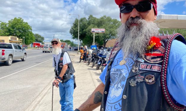 Several Motorcycle Club And Organizations Stand Watch at Uvalde Student’s Funeral