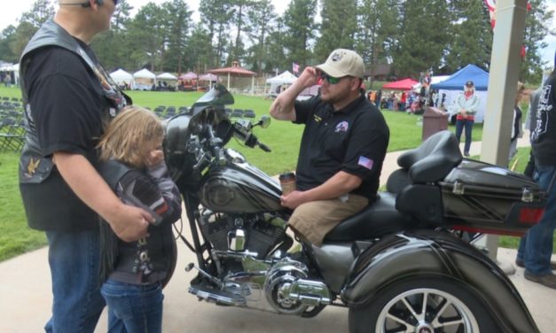 Veterans Rally Rockin Success in Woodland Park – War Hero Receives FREE Motorcycle