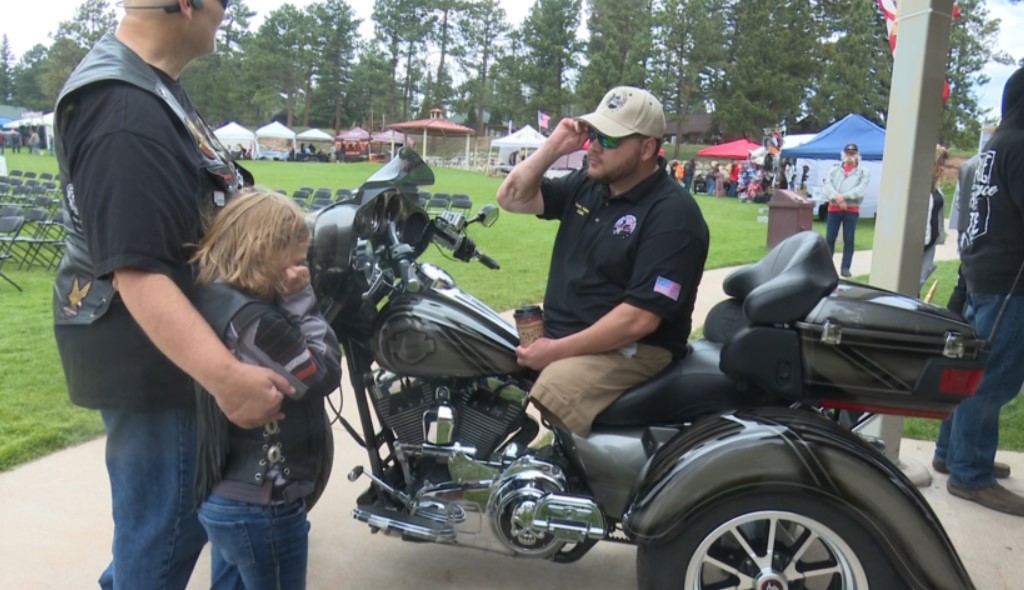 Veterans Rally Rockin Success in Woodland Park – War Hero Receives FREE Motorcycle