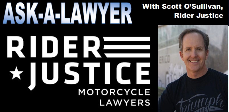 ASK THE LAWYER, By Scott O’Sullivan – Rider Justice