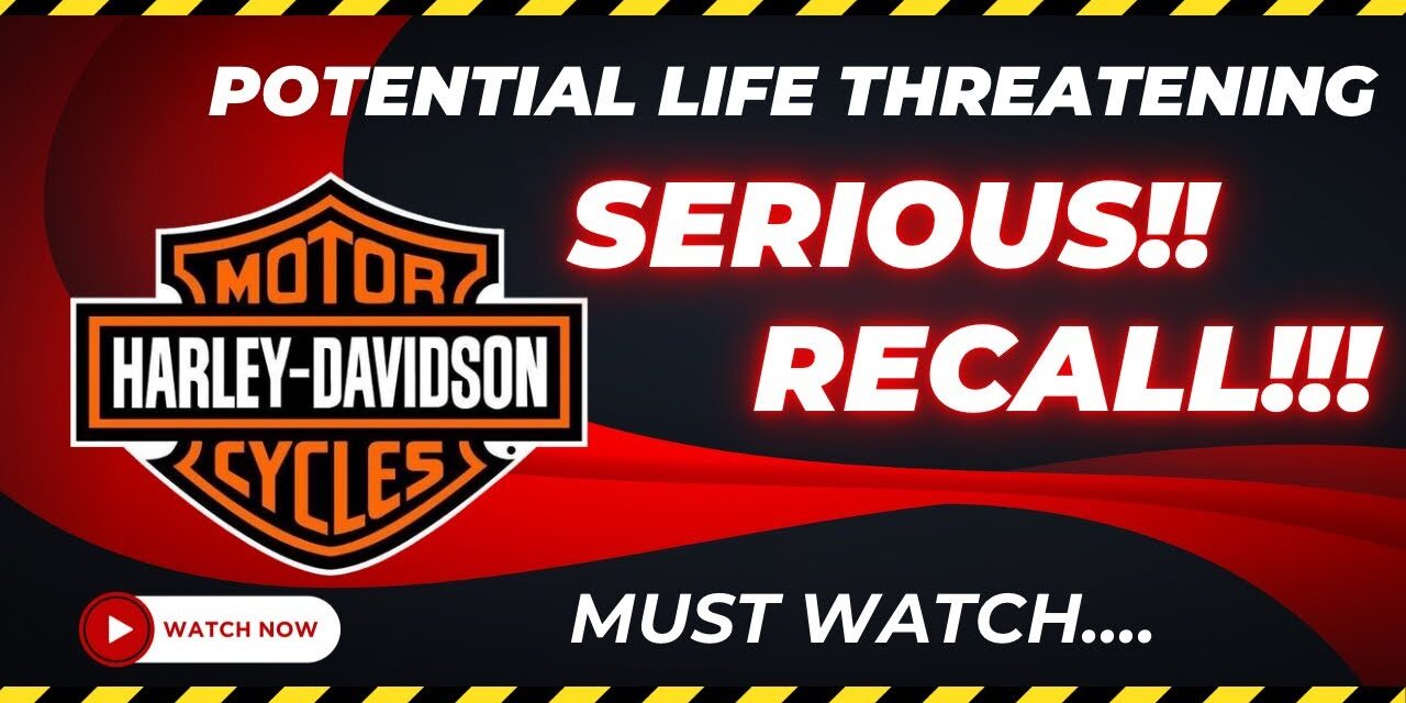 Harley-Davidson Recalls Over 82,000 Motorcycles Due to Tire Failure Risk