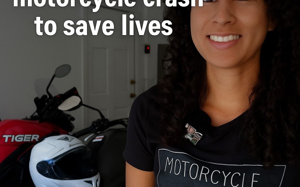 Turning a Wobble into Wisdom — How Doodle on a Motorcycle Rode Through Her Crash and BikerDown Met in the Middle