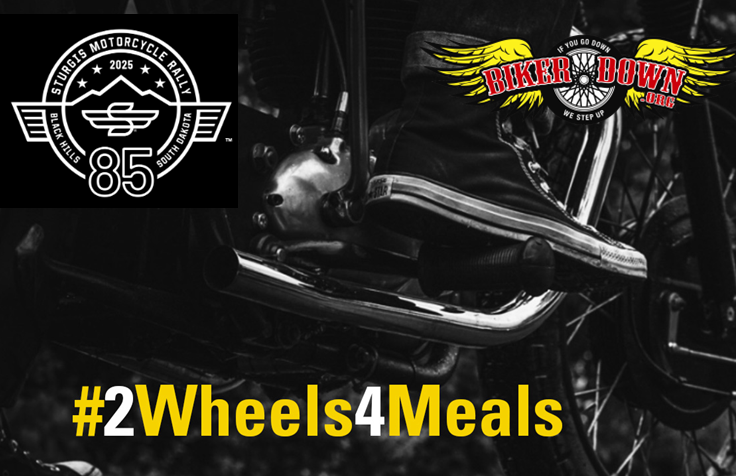 BikerDown’s Two Wheels 4 Meals Gears Up for Sturgis 2025