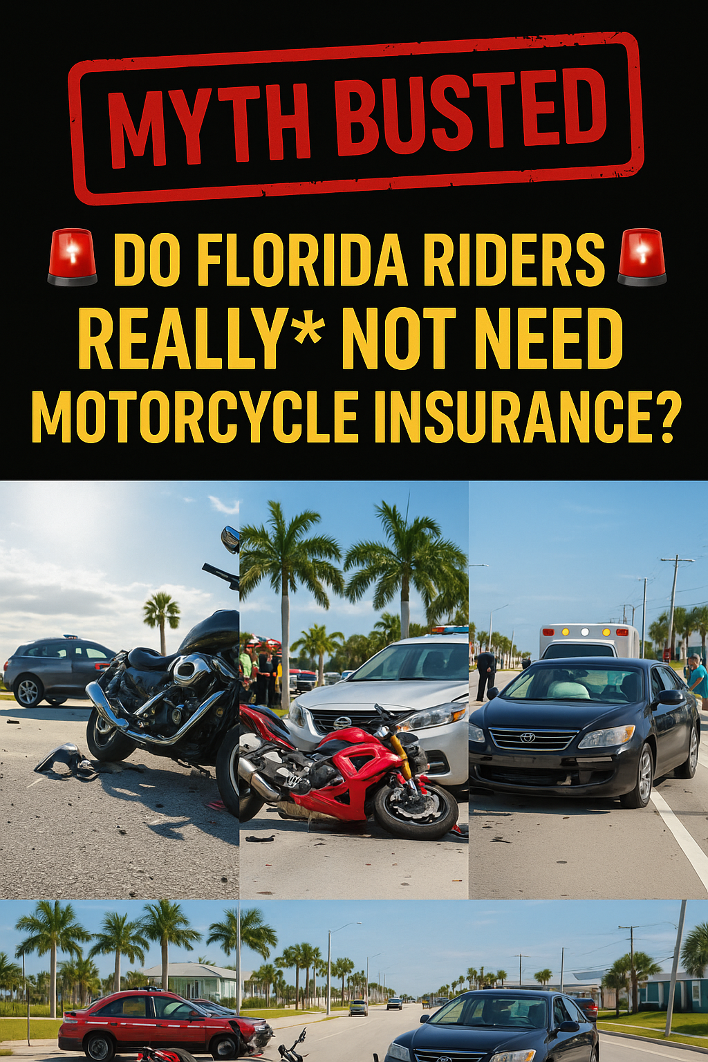 Myth Busted: Florida Riders & Motorcycle Insurance – The Truth You Can’t Afford to Ignore