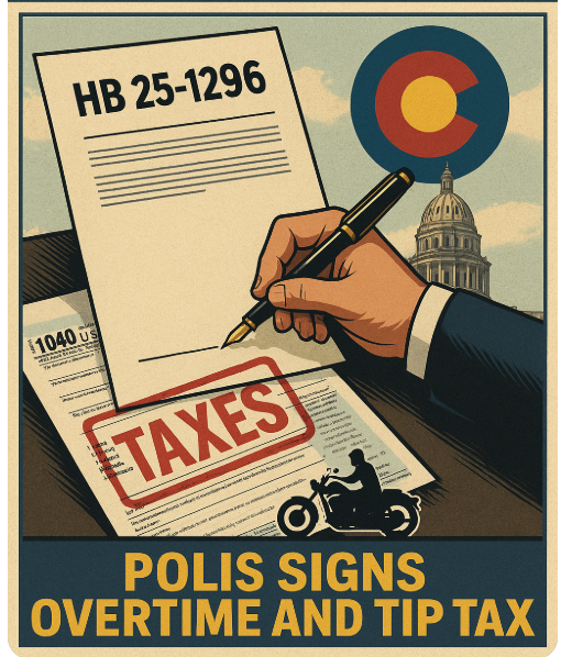 Colorado riders tax on tips