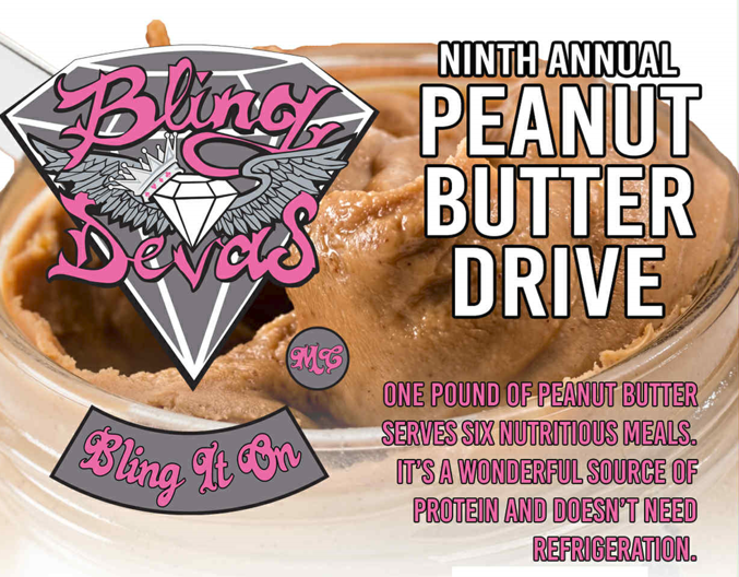 Bling Devas MC Peanut Butter Drive: Feeding Families with the Power of Protein